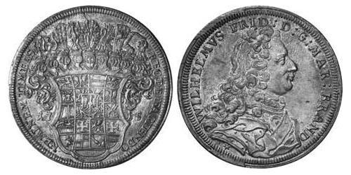 1 Thaler Fürstentum Ansbach (1398–1792) Silber 