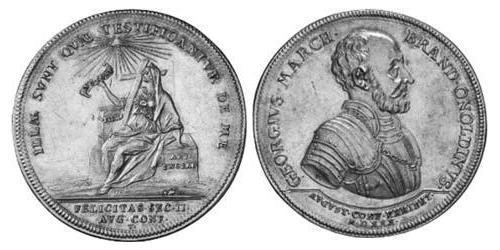 1 Thaler Fürstentum Ansbach (1398–1792) Silber Karl Wilhelm Friedrich (Brandenburg-Ansbach)(1712 – 1757)