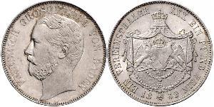 1 Thaler Grand Duchy of Baden (1806-1918) Silber Friedrich I. (Baden, Großherzog) (1826 - 1907)