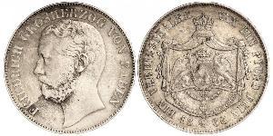 1 Thaler Grand Duchy of Baden (1806-1918) Silber Friedrich I. (Baden, Großherzog) (1826 - 1907)