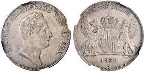 1 Thaler Grand Duchy of Baden (1806-1918) Silber Leopold (Baden)(1790 – 1852)