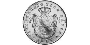 1 Thaler Grand Duchy of Baden (1806-1918) Silber 