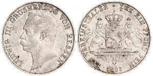 1 Thaler Großherzogtum Hessen (1806 - 1918) Silber Ludwig III. (Hessen-Darmstadt)