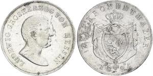 1 Thaler Großherzogtum Hessen (1806 - 1918) Silber Ludwig I. (Hessen-Darmstadt)
