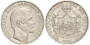 1 Thaler Großherzogtum Hessen (1806 - 1918) Silber Ferdinand (Hessen-Homburg)