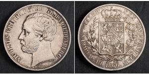 1 Thaler Großherzogtum Oldenburg (1814 - 1918) Silber Peter II. (Oldenburg) (1827 - 1900)