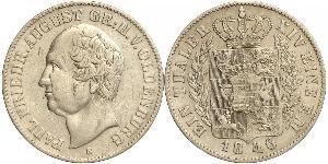 1 Thaler Großherzogtum Oldenburg (1814 - 1918) Silber August I. (Oldenburg)