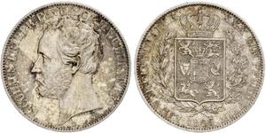 1 Thaler Großherzogtum Oldenburg (1814 - 1918) Silber Peter II. (Oldenburg) (1827 - 1900)