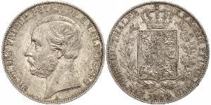 1 Thaler Großherzogtum Oldenburg (1814 - 1918) Silber Peter II. (Oldenburg) (1827 - 1900)