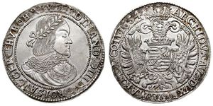1 Thaler Heiliges Römisches Reich (962-1806) Silber Ferdinand III, Holy Roman Emperor (1608-1657)