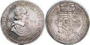 1 Thaler Heiliges Römisches Reich (962-1806) Silber Leopold V. , Österreich-Tirol (1586 – 1632)