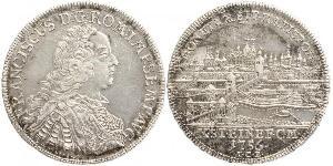 1 Thaler Heiliges Römisches Reich (962-1806) Silber Franz I. Stephan (HRR)(1708-1765)