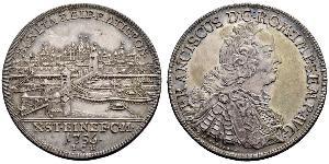 1 Thaler Heiliges Römisches Reich (962-1806) Silber Franz I. Stephan (HRR)(1708-1765)