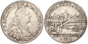 1 Thaler Heiliges Römisches Reich (962-1806) Silber Franz I. Stephan (HRR)(1708-1765)