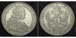 1 Thaler Heiliges Römisches Reich (962-1806) / Augsburg (1276 - 1803) Silber Franz I. Stephan (HRR)(1708-1765)