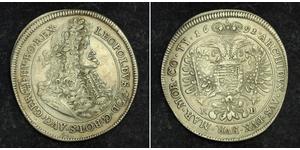 1 Thaler Heiliges Römisches Reich (962-1806) / Ungarn Silber Leopold I. (HRR)(1640-1705)
