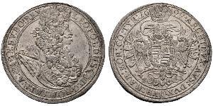 1 Thaler Heiliges Römisches Reich (962-1806) / Ungarn Silber Leopold I. (HRR)(1640-1705)