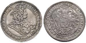 1 Thaler Heiliges Römisches Reich (962-1806) / Ungarn Silber Leopold I. (HRR)(1640-1705)