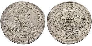 1 Thaler Heiliges Römisches Reich (962-1806) / Ungarn Silber Leopold I. (HRR)(1640-1705)