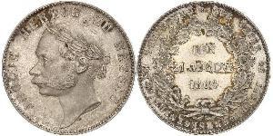 1 Thaler Herzogtum Nassau (1806 - 1866) Silber Adolph (Luxemburg)