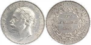 1 Thaler Herzogtum Nassau (1806 - 1866) Silber Adolph (Luxemburg)