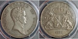 1 Thaler Herzogtum Nassau (1806 - 1866) Silber Wilhelm I. (Nassau)