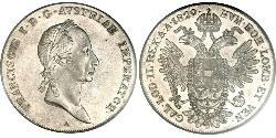 1 Thaler Kaisertum Österreich (1804-1867) Silber Francis II, Holy Roman Emperor (1768 - 1835)