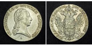 1 Thaler Kaisertum Österreich (1804-1867) Silber Francis II, Holy Roman Emperor (1768 - 1835)