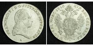 1 Thaler Kaisertum Österreich (1804-1867) Silber Francis II, Holy Roman Emperor (1768 - 1835)