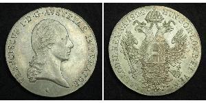 1 Thaler Kaisertum Österreich (1804-1867) Silber Francis II, Holy Roman Emperor (1768 - 1835)