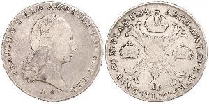 1 Thaler Kaisertum Österreich (1804-1867) Silber Francis II, Holy Roman Emperor (1768 - 1835)