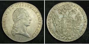 1 Thaler Kaisertum Österreich (1804-1867) Silber Francis II, Holy Roman Emperor (1768 - 1835)