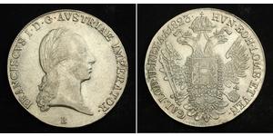 1 Thaler Kaisertum Österreich (1804-1867) Silber Francis II, Holy Roman Emperor (1768 - 1835)