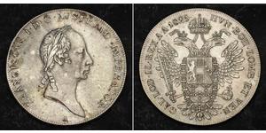 1 Thaler Kaisertum Österreich (1804-1867) Silber Francis II, Holy Roman Emperor (1768 - 1835)