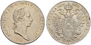 1 Thaler Kaisertum Österreich (1804-1867) Silber Francis II, Holy Roman Emperor (1768 - 1835)