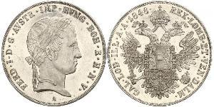 1 Thaler Kaisertum Österreich (1804-1867) Silber Ferdinand I of Austria (1793 - 1875)