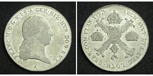 1 Thaler Kaisertum Österreich (1804-1867) Silber Francis II, Holy Roman Emperor (1768 - 1835)