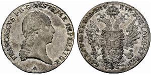 1 Thaler Kaisertum Österreich (1804-1867) Silber Francis II, Holy Roman Emperor (1768 - 1835)
