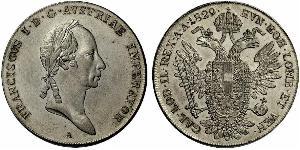 1 Thaler Kaisertum Österreich (1804-1867) Silber Francis II, Holy Roman Emperor (1768 - 1835)