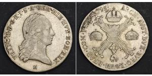 1 Thaler Kaisertum Österreich (1804-1867) Silber Francis II, Holy Roman Emperor (1768 - 1835)