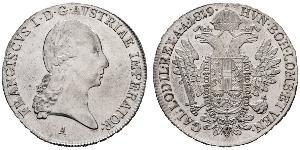 1 Thaler Kaisertum Österreich (1804-1867) Silber Francis II, Holy Roman Emperor (1768 - 1835)
