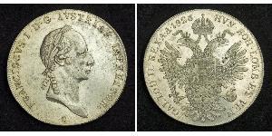 1 Thaler Kaisertum Österreich (1804-1867) Silber Francis II, Holy Roman Emperor (1768 - 1835)