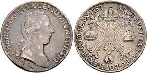 1 Thaler Kaisertum Österreich (1804-1867) Silber Francis II, Holy Roman Emperor (1768 - 1835)