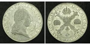 1 Thaler Kaisertum Österreich (1804-1867) Silber Francis II, Holy Roman Emperor (1768 - 1835)