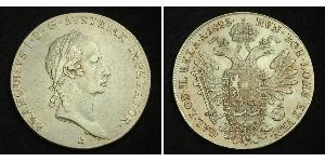 1 Thaler Kaisertum Österreich (1804-1867) Silber Francis II, Holy Roman Emperor (1768 - 1835)