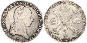 1 Thaler Kaisertum Österreich (1804-1867) Silber Francis II, Holy Roman Emperor (1768 - 1835)