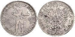 1 Thaler Kingdom of France (843-1791) Silber Karl V, Römisch-deutscher Kaiser (1500-1558)