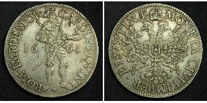 1 Thaler Kingdom of France (843-1791) Silber Karl V, Römisch-deutscher Kaiser (1500-1558)