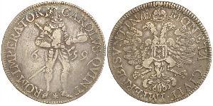 1 Thaler Kingdom of France (843-1791) Silber Karl V, Römisch-deutscher Kaiser (1500-1558)