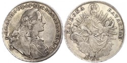 1 Thaler Kurfürstentum Bayern (1623 - 1806) Silber Maximilian III. Joseph (Bayern)(1727 – 1777)